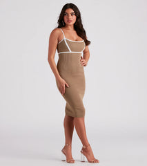 Spring The Fun Sweater Midi Dress