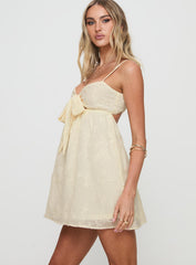 Granno Mini Dress Lemon