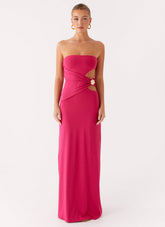 Anetta Maxi Dress - Fuchsia
