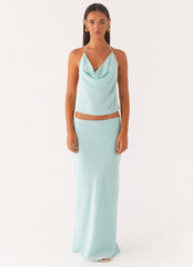 Another Life Halter Top - Pale Blue