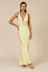 POSEY MAXI DRESS - LEMON