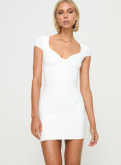 Clyne Mini Dress White