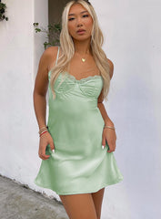 Moniz Mini Dress Sage
