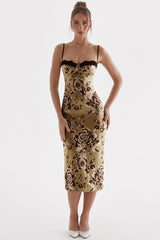 floral print midi dress