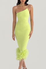 lime midi dress