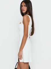 Bombshell Mini Dress White