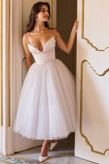 french dove tulle midi dress - sale