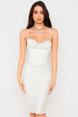 ivory corset slip dress