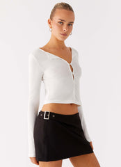 Aluna Mini Skirt - Black