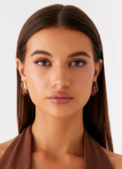 Andra Earrings - Tort