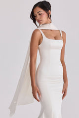 ivory pure silk shawl